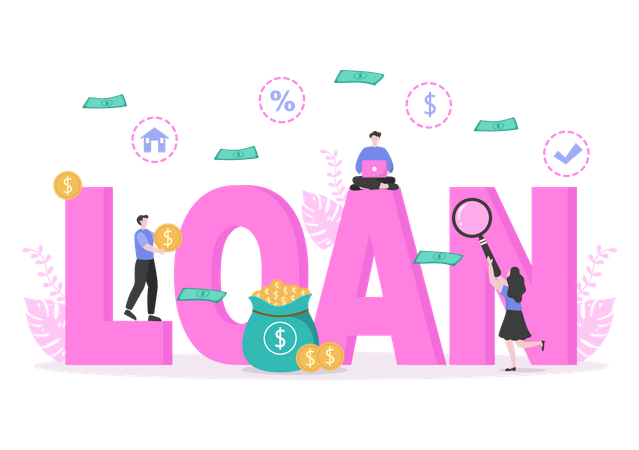 Bank Loan  Illustration