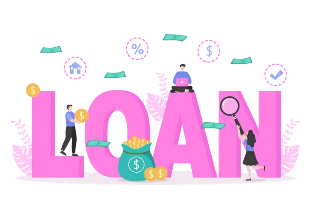 Bank Loan  Illustration