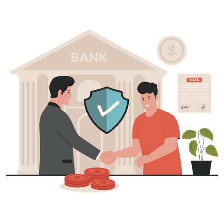 Bank Loan  Illustration