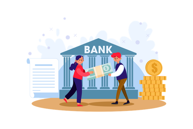 Bank Loan  Illustration