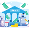 bank facilities illustrations free