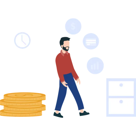 Bankdienstleistungen  Illustration