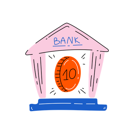 Bankdepot  Illustration