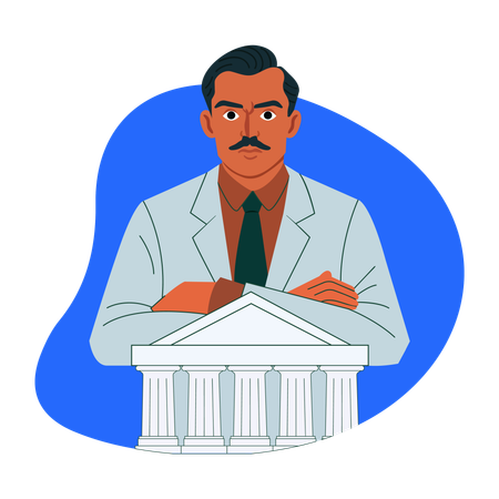 Banker  Illustration