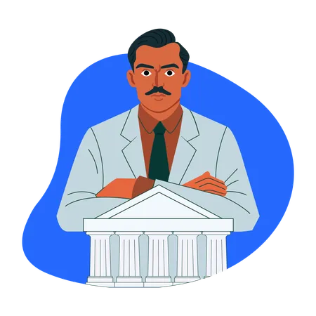 Banker  Illustration