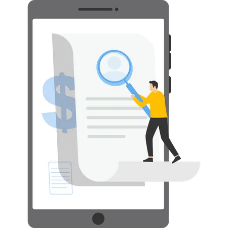 Banking app  Illustration