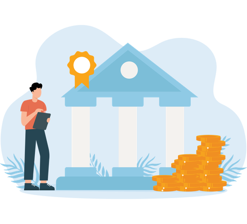 Banking Cash  Illustration