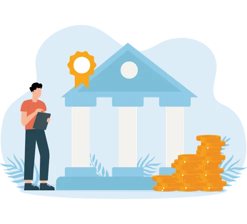 Banking Cash  Illustration