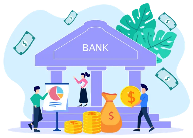 Banking Management  Illustration