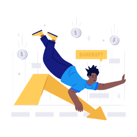 Bankrupt  Illustration