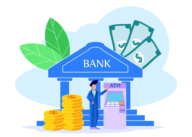 Banksparen  Illustration