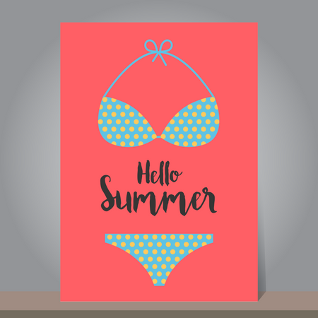 Banner de rebajas de verano  Ilustración