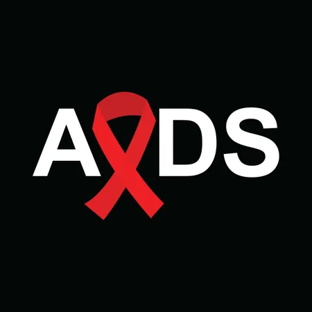 Banner With Red Ribbon. Poster With Symbol For World Aids Day, 1 December. Design Template, Vector Illustration. Illustration
