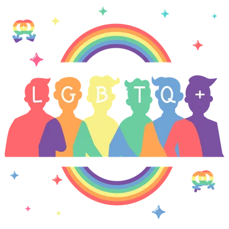 Bannière LGBT  Illustration