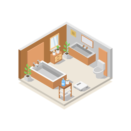 Baño  Ilustración