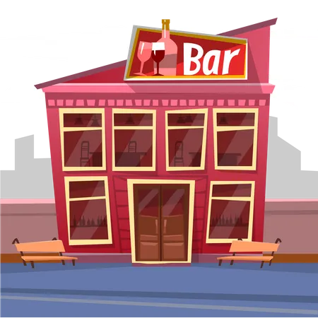 Bar  Illustration