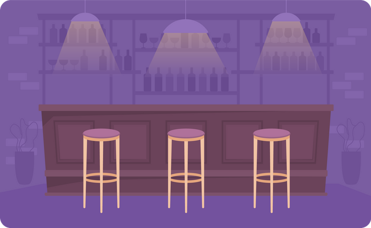 Bar arrangement Illustration