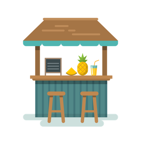 Bar counter  Illustration