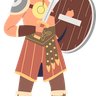 illustration barbarian viking