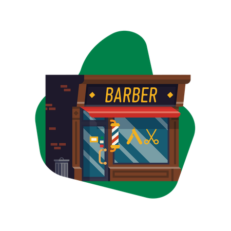 Barbearia  Ilustração
