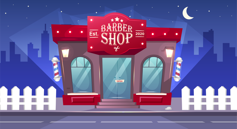 Barbearia  Ilustração