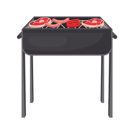 Barbecue Grill  Illustration