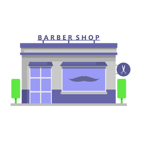 Barber Shop  イラスト