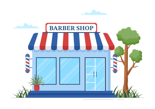 Barber Shop  Illustration
