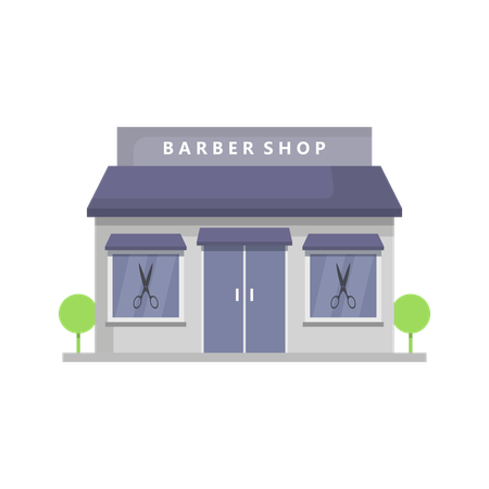 Barber Shop  Illustration