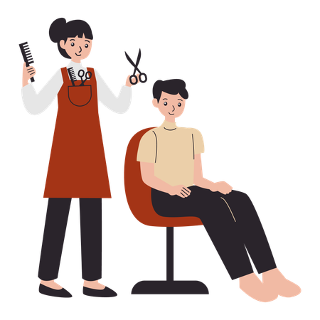 Barber Shop  Illustration