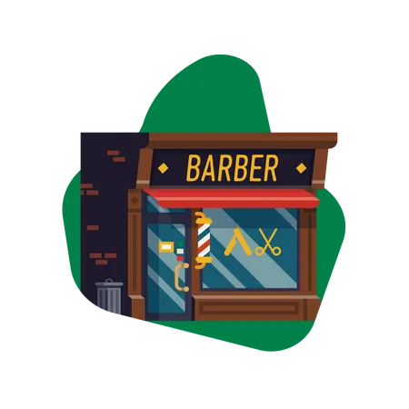 Barber Shop  Illustration