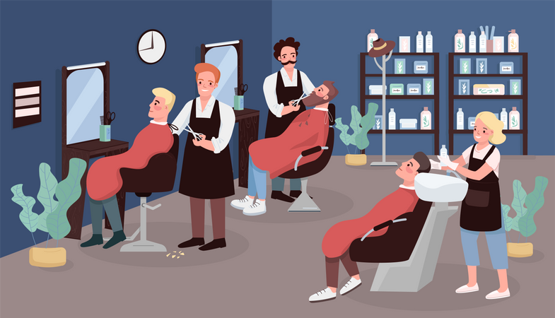 Barbershop Illustration
