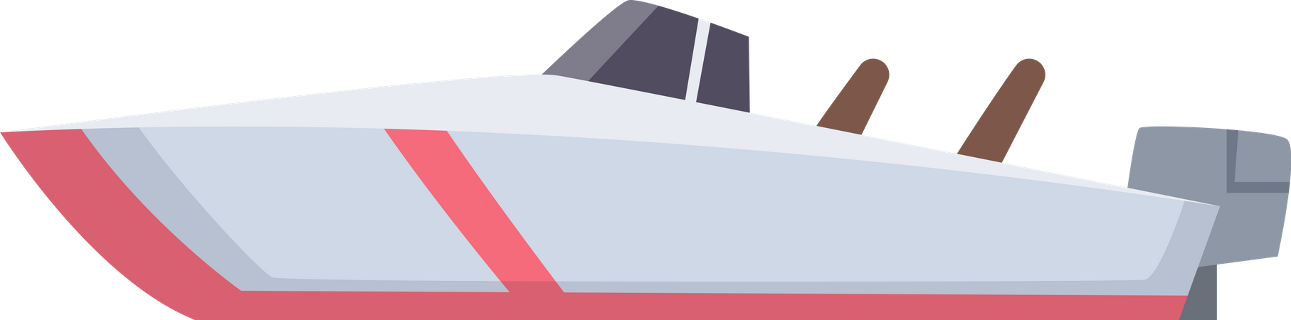 Barco rápido  Ilustración