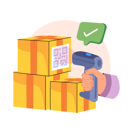 Barcode Reader  Illustration