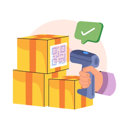 Barcode Reader  Illustration