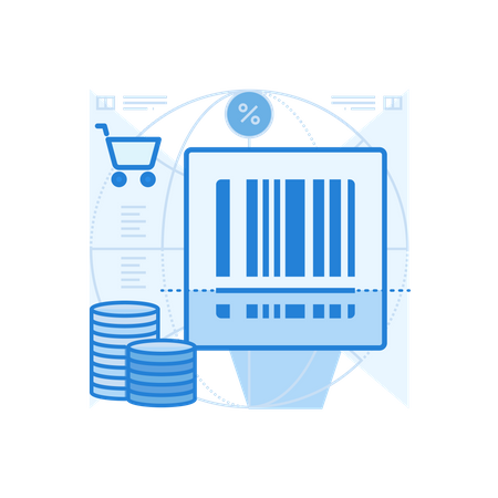 Barcode-Scan  Illustration