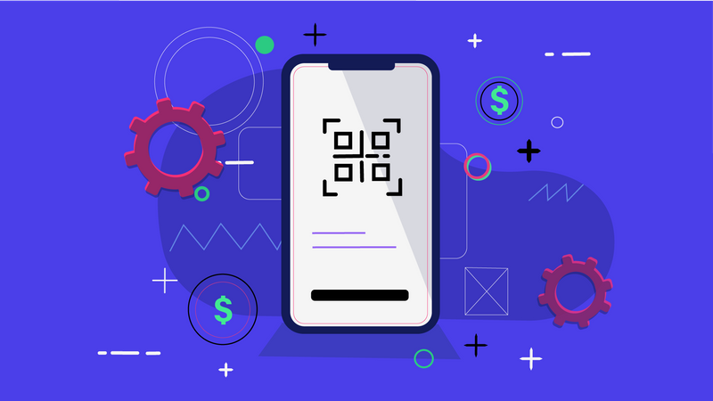 Barcode scanner  Illustration