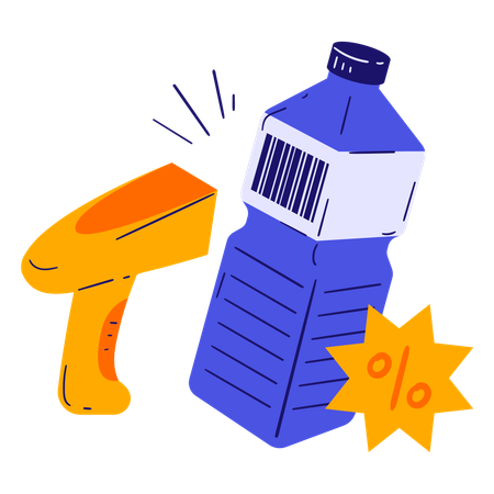 Barcode Scanner  Illustration