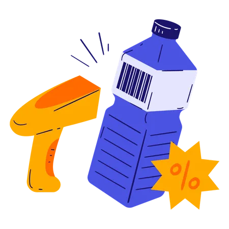 Barcode Scanner  Illustration