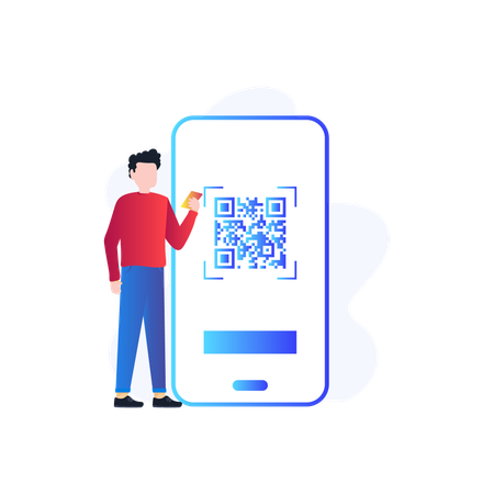 Barcode Scanning  Illustration