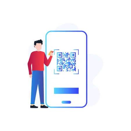 Barcode Scanning  Illustration