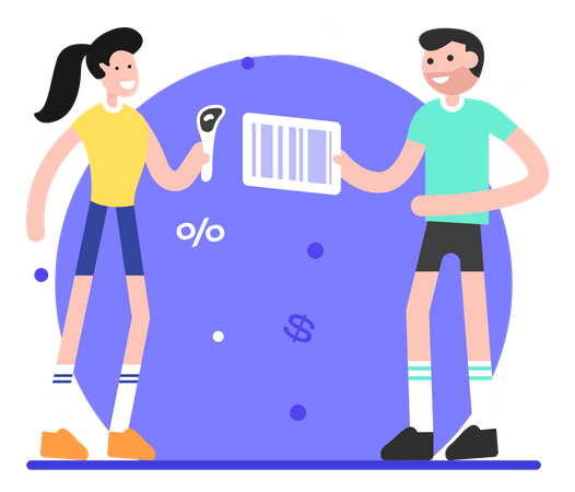 Barcode Scanning  Illustration