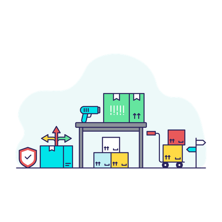 Barcode Tracking  Illustration