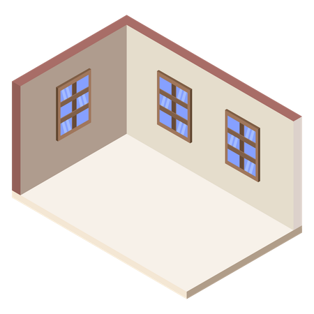 何もない部屋  イラスト