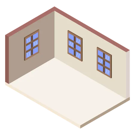 何もない部屋  イラスト