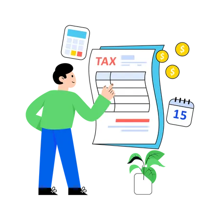 Barème des taxes  Illustration