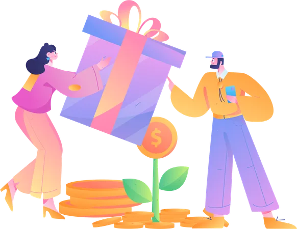 Bargain Deal  Illustration