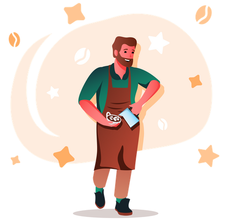 Barista  Illustration