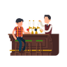 bartender illustration free download