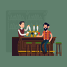 bartender illustration